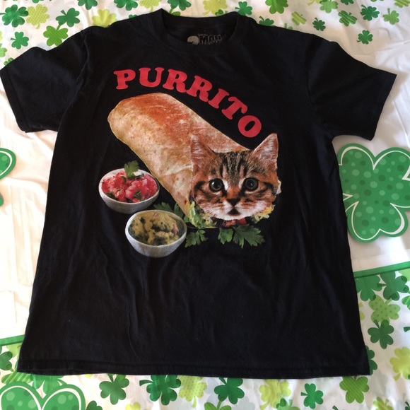 2 Monkeys Other - 4 for $30 ❤️2 MONKEYS🖤 Purrito Printed T-shirt